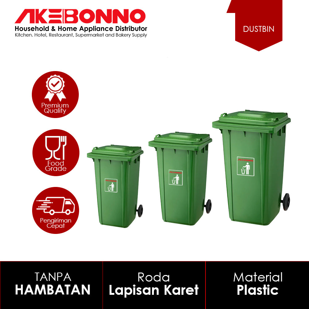 TRASH BIN / TONG SAMPAH / TEMPAT SAMPAH PLASTIK SERBAGUNA JUMBO