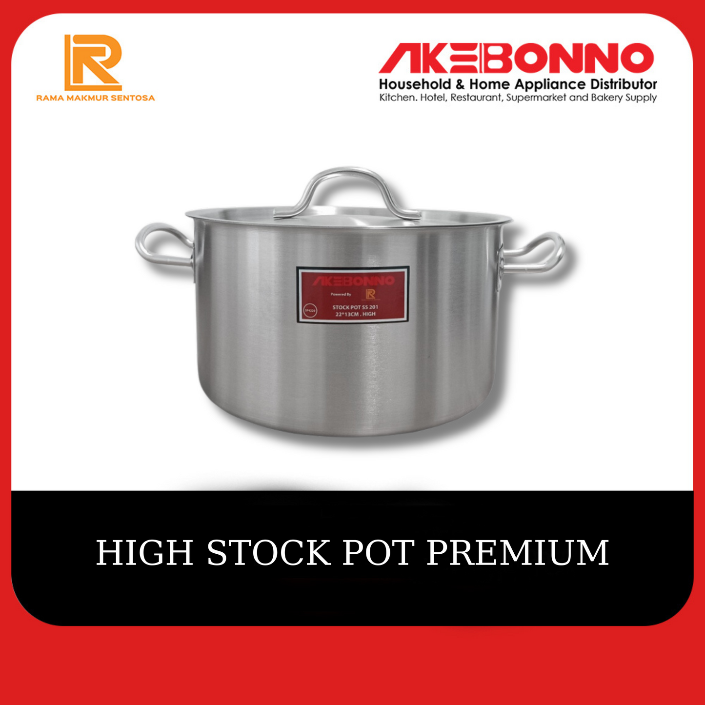 HIGH STOCK POT PREMIUM / PANCI STAINLESS