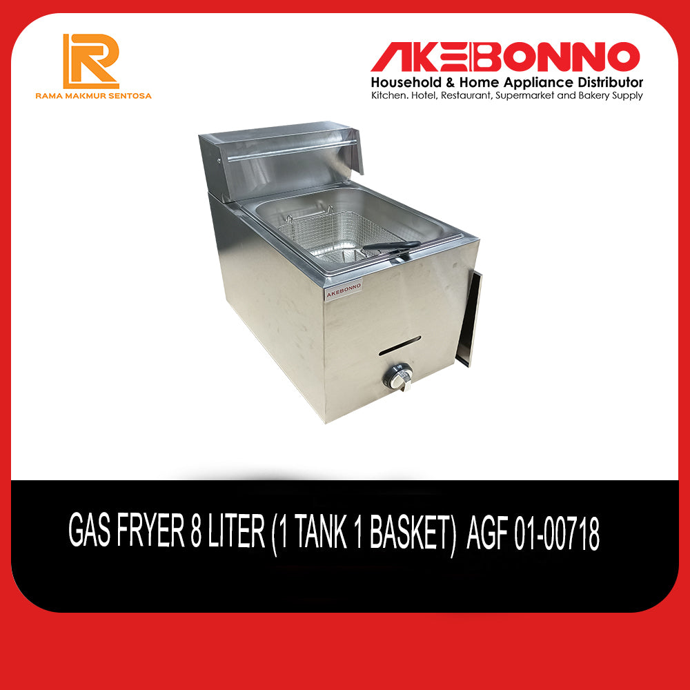 AKEBONNO GAS FRYER SINGLE SERIES / WAJAN KOMPOR GAS / MESIN PENGGORENGAN GAS