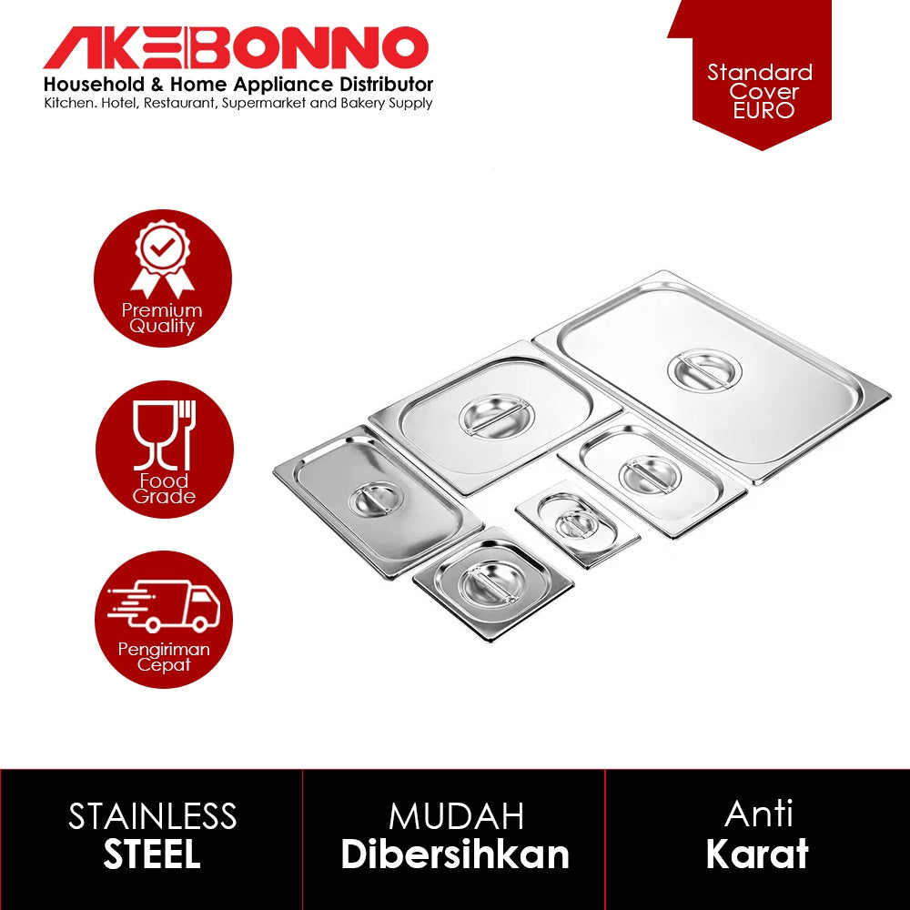 Akebonno Standart Cover US / TUTUP FOOD PAN STAINLESS