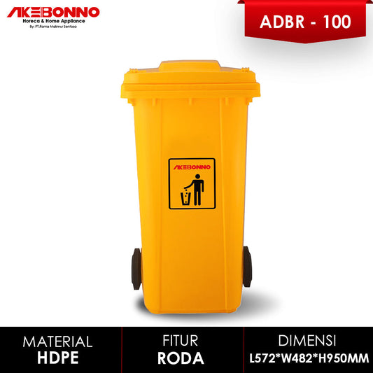 Tempat Sampah Roda 100 Liter untuk Kebutuhan Kebersihan yang Lebih Praktis