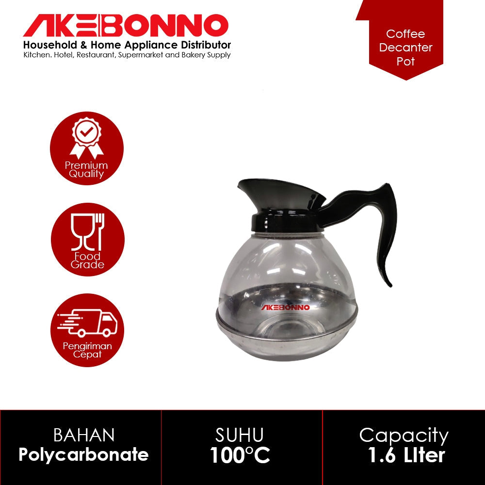 Decanter Coffee 1.6L untuk Coffee Warmer | Akebonno