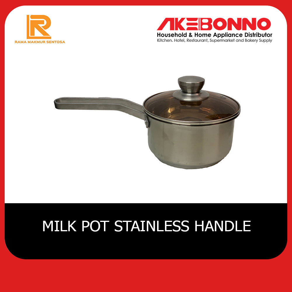 AKEBONNO MILK POT SERIES STAINLESS HANDLE WITH SS UD